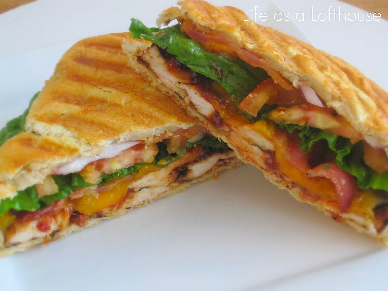 BBQ Chicken Panini - Life In The Lofthouse