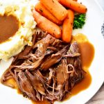 Three Packet Roast is a flavorful slow cooked roast that only requires a packet of Brown gravy mix, Italian Seasoning and Ranch dressing mix. Life-in-the-Lofthouse.com