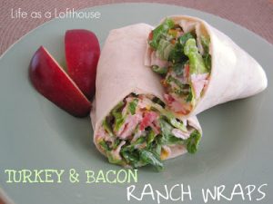 Turkey & Bacon Ranch Wraps
