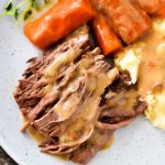 Perfect Pot Roast is a flavorful, tender roast that slow cooks in the Crock Pot. Life-in-the-Lofthouse.com