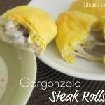 Gorgonzola Steak Rolls