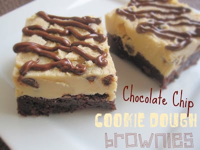 Chocolate Chip Cookie Dough Brownies