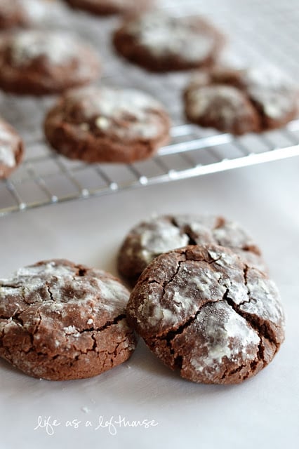 Chocolate Crinkle Cookies