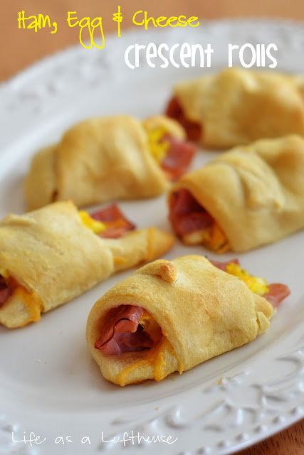Ham Egg and Cheese Crescents 