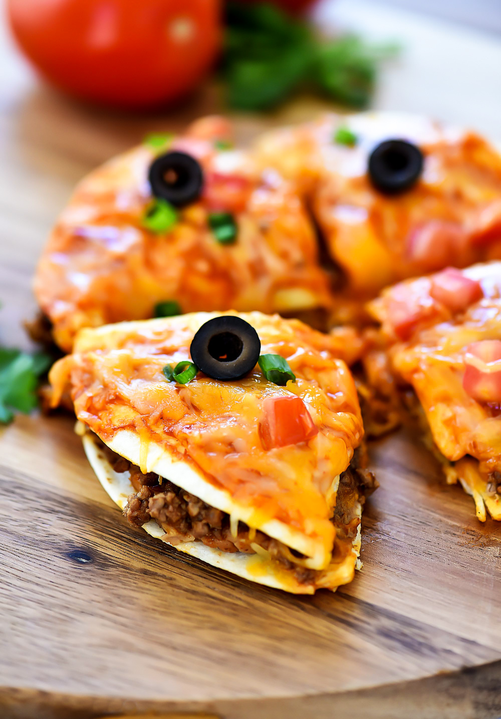 Mexican Pizza is filled with seasoned ground beef, beans, cheese and enchilada sauce stuffed between two golden flour tortillas. Life-in-the-Lofthouse.com
