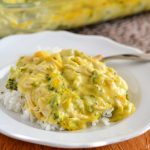 A delicious creamy casserole filled with chicken, cheese and broccoli. Life-in-the-Lofthouse.com