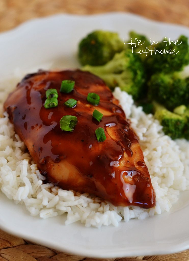 Tender chicken breasts baked in a delicious and flavorful teriyaki glaze. Life-in-the-Lofthouse.com