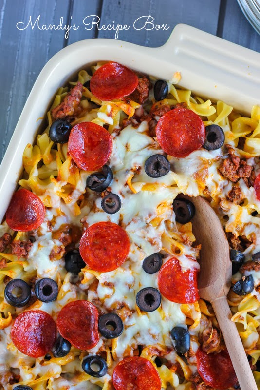 Pizza Noodle Dish. The kids will love it!
