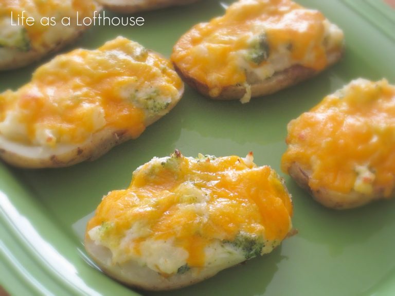 Broccoli and Cheese Twice Baked Potatoes