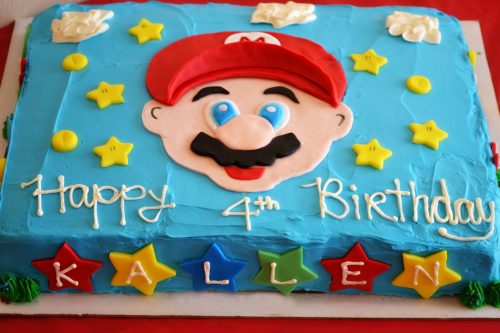 Super Mario Brothers party & Happy Birthday, Kallen!