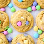 White Chocolate Chip M&M Pudding Cookies