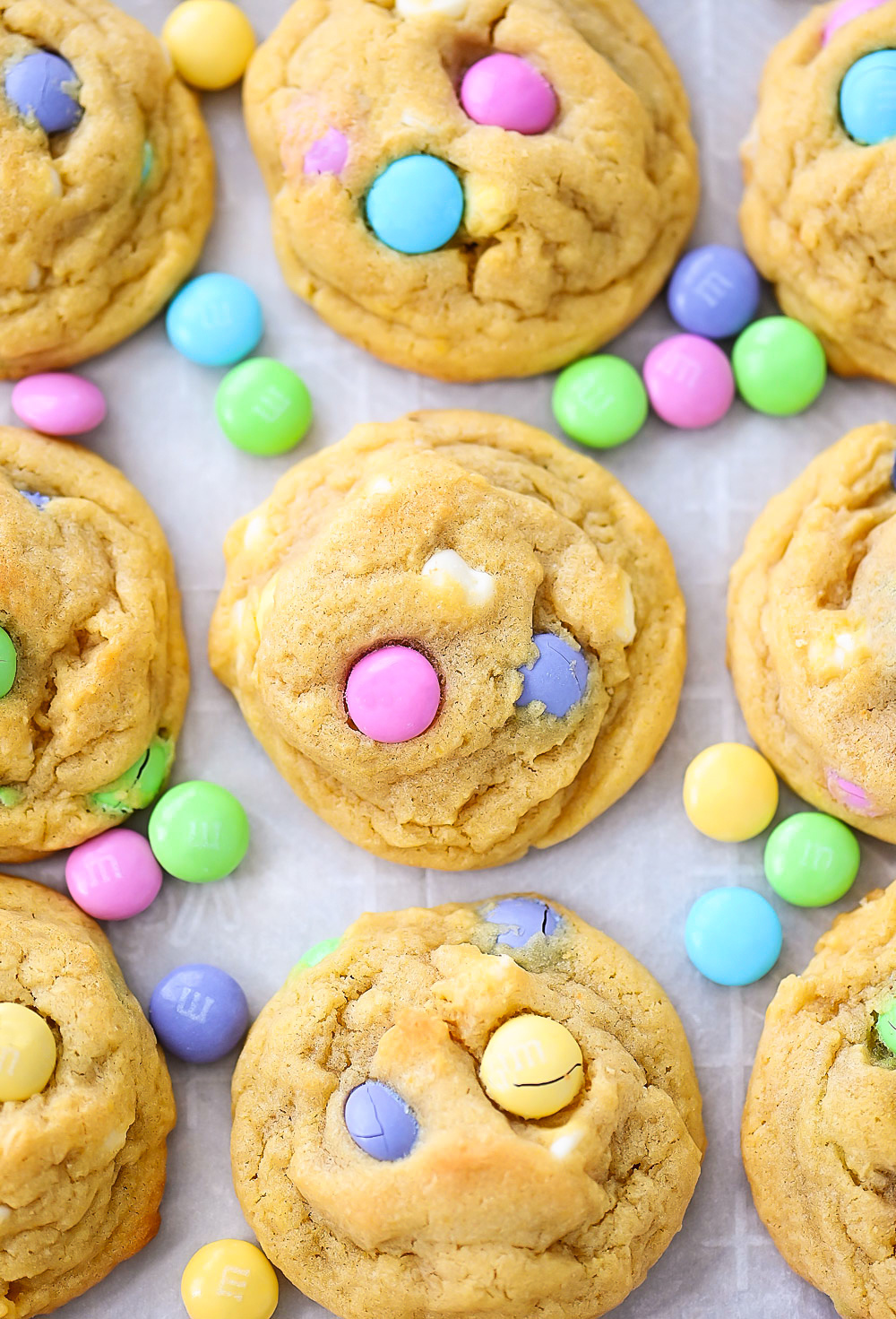 White Chocolate Chip MM Pudding Cookies
