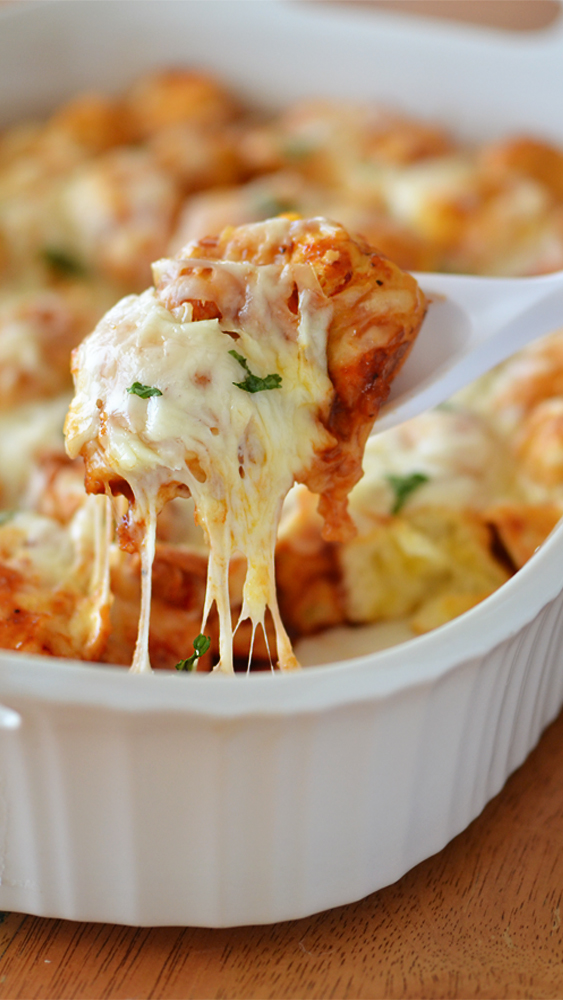 Barbecue Chicken Bubble-up Bake