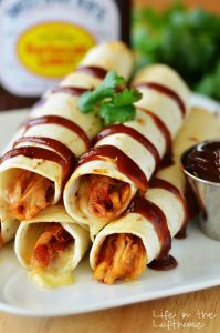 BBQ Chicken and Bacon Taquitos