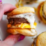 Little savory breakfast sandwiches that will brighten up any morning.  These little sliders are layered with flavor and packed with your morning protein.