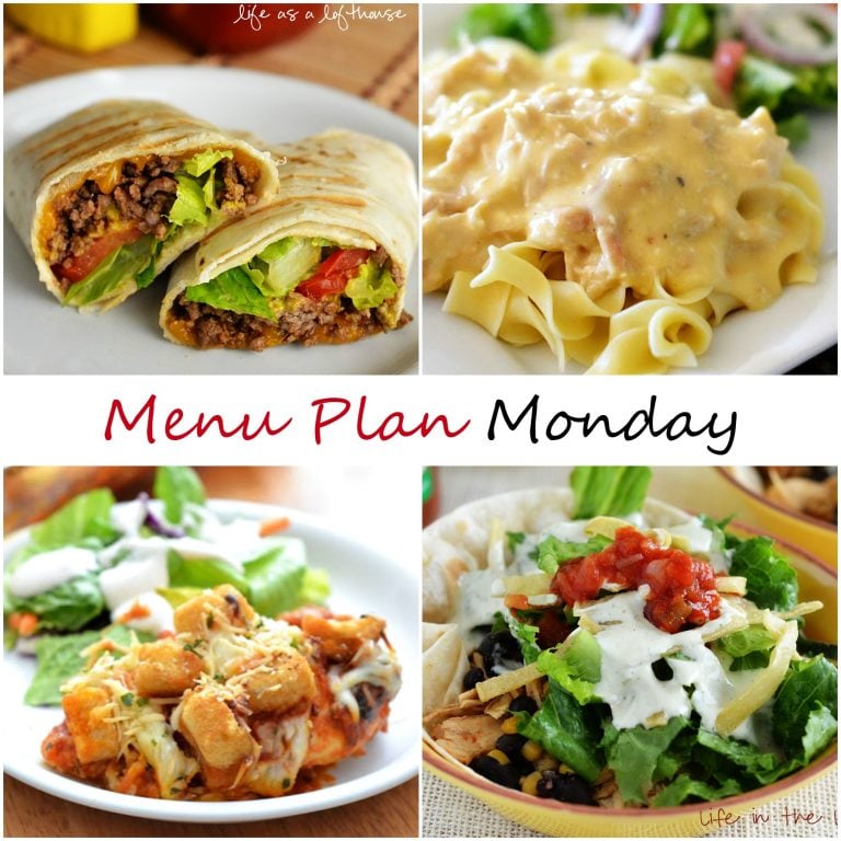 Menu Plan Monday