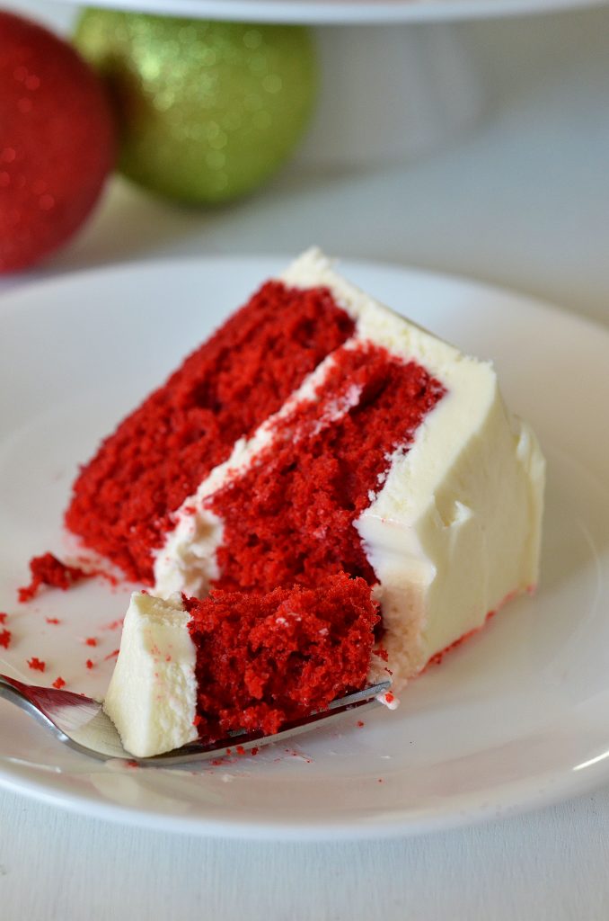 A moist and delicious red velvet cake with the best cream cheese frosting. Life-in-the-Lofthouse.com