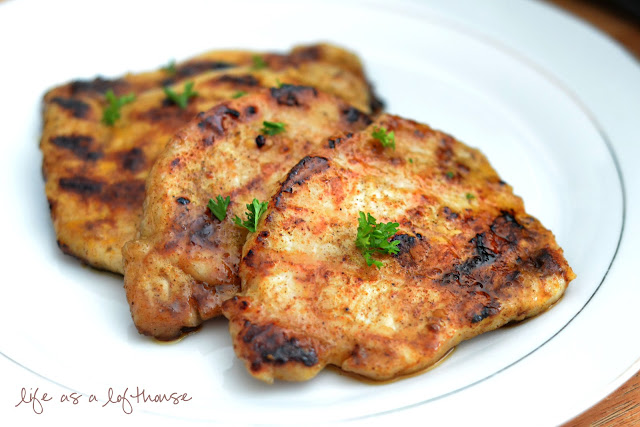 sweet and spicy pork chops