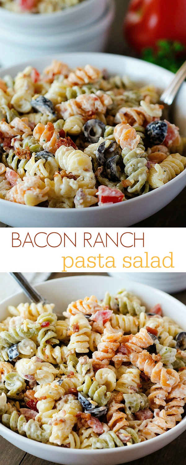 Bacon Ranch Pasta Salad - Life In The Lofthouse