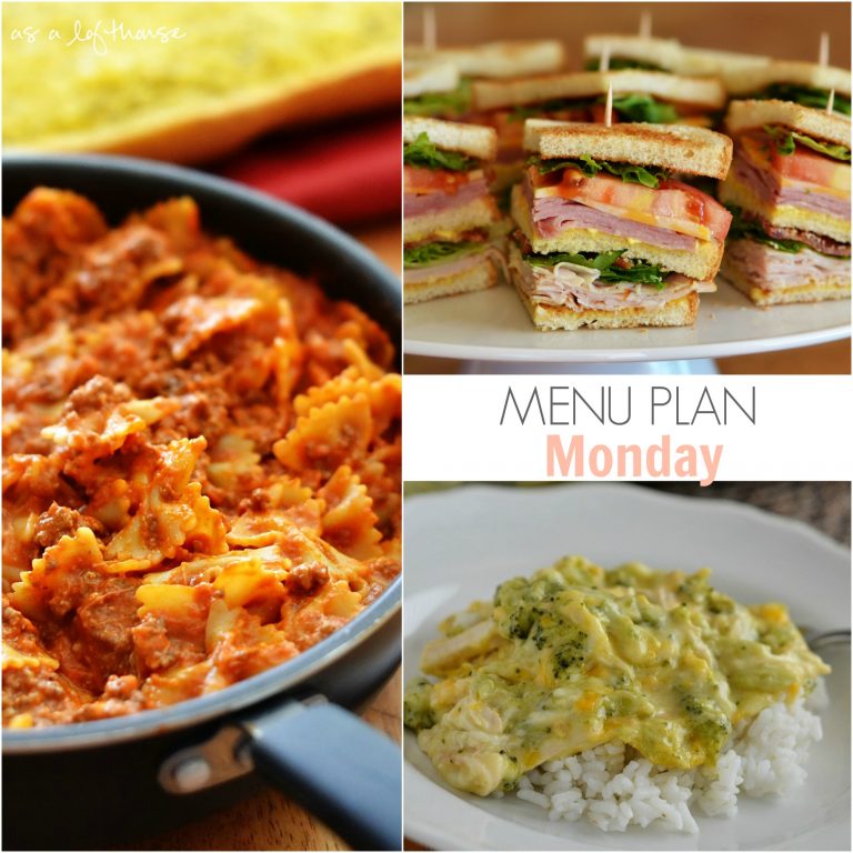 Menu Plan Monday #98