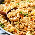 Chicken fried rice has all the classic elements of fried rice with teriyaki chicken through out. Life-in-the-Lofthouse.com