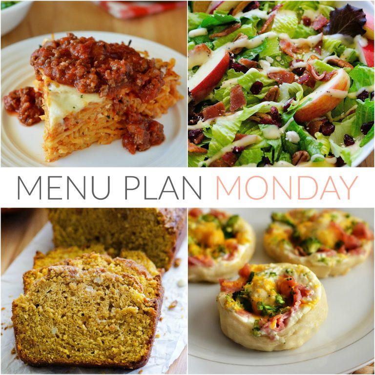 Menu Plan Monday #119