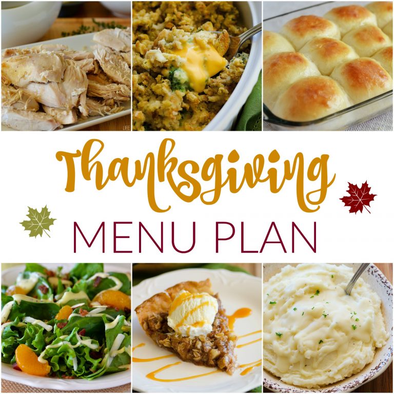 Thanksgiving~ Menu Plan Monday