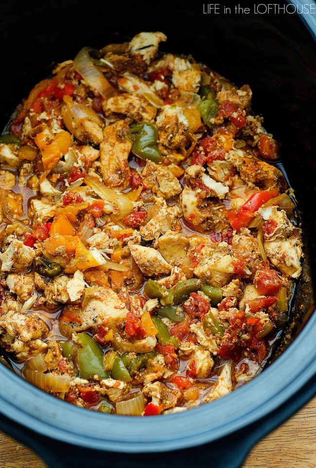 CrockPot_Chicken_Fajitas, best easy weeknight crockpot meals