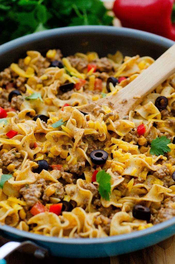 Taco Noodle Skillet - Life In The Lofthouse