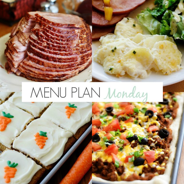Menu Plan Monday #134