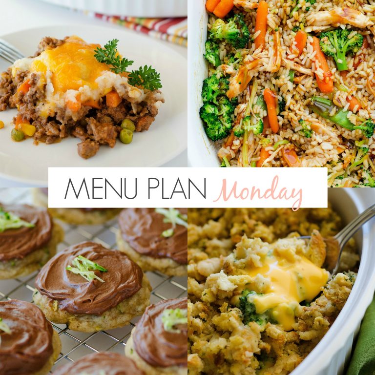 Menu Plan Monday #133
