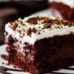 Thin Mint Chocolate Poke Cake
