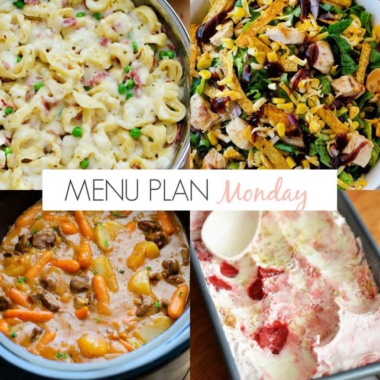 Menu Plan Monday #139