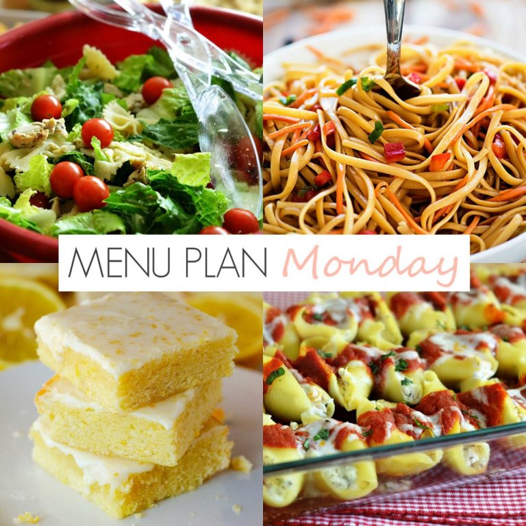 Menu Plan Monday #144