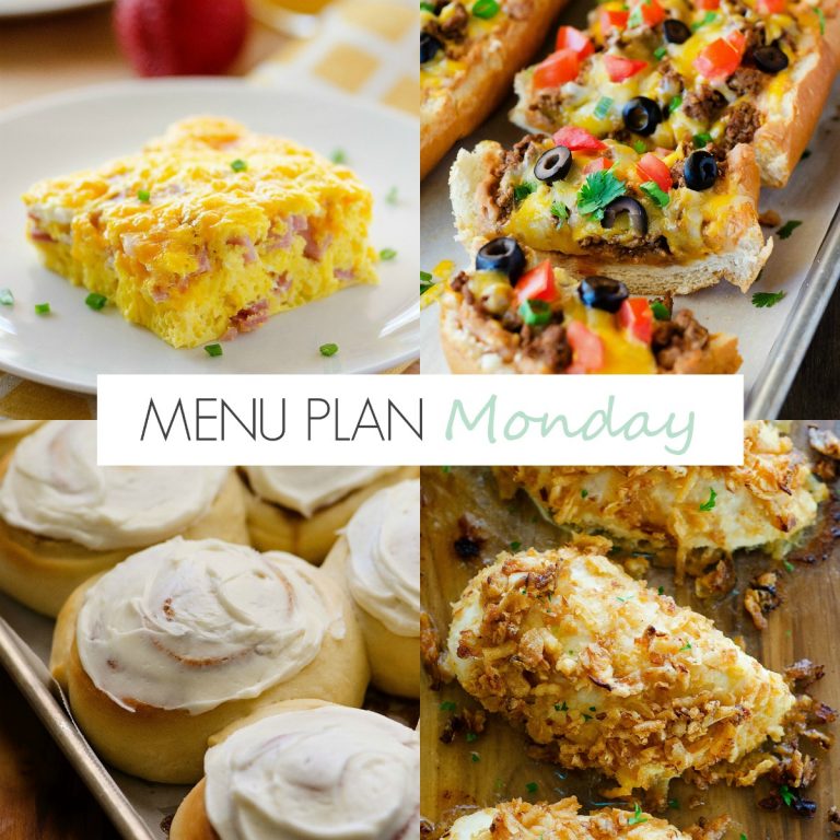 Menu Plan Monday #156