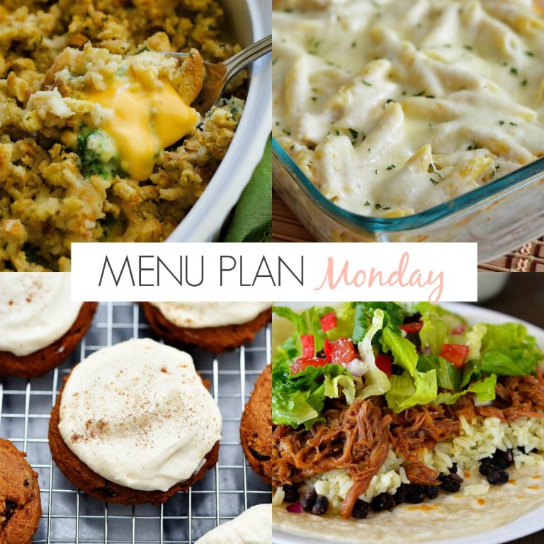 Menu Plan Monday #165