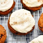 Pumpkin Cookies with Maple Cream Frosting