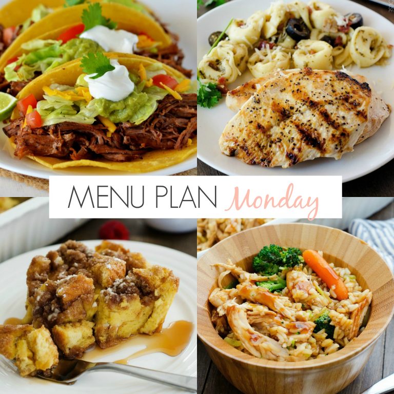 Menu Plan Monday #176