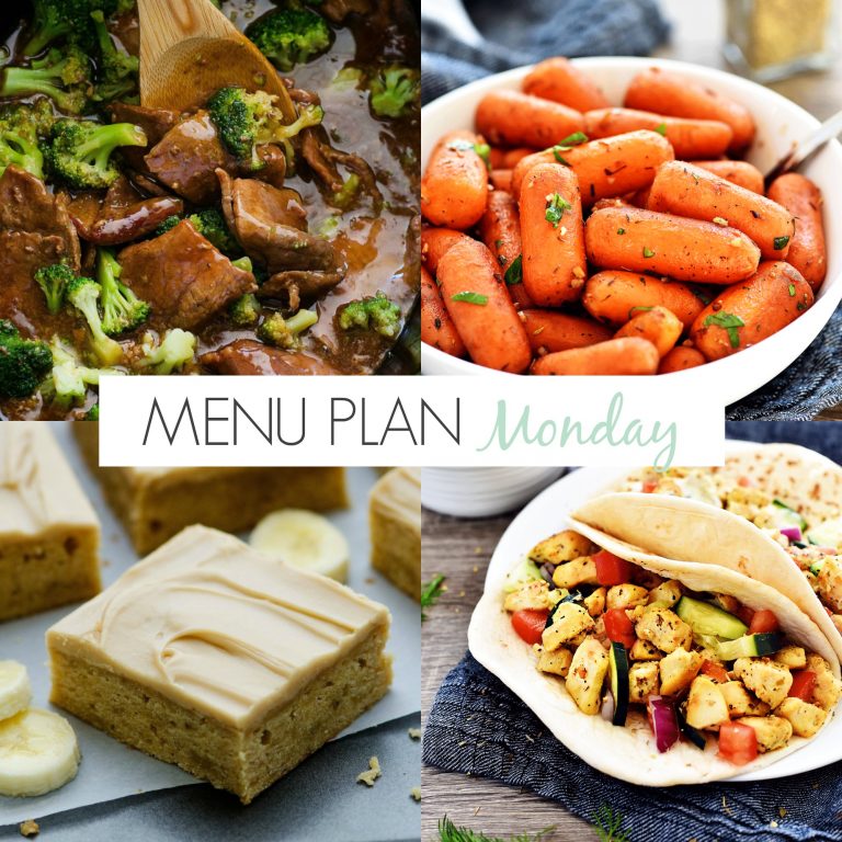 Menu Plan Monday #181