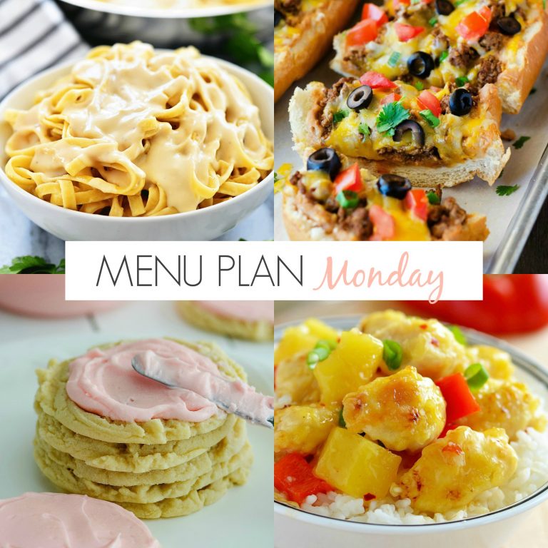 Menu Plan Monday #180