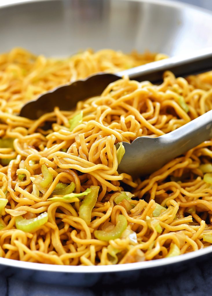 A delicious and easy Chow Mein recipe you can make right at home! You don't need takeout with a classic chow mein recipe like this!
