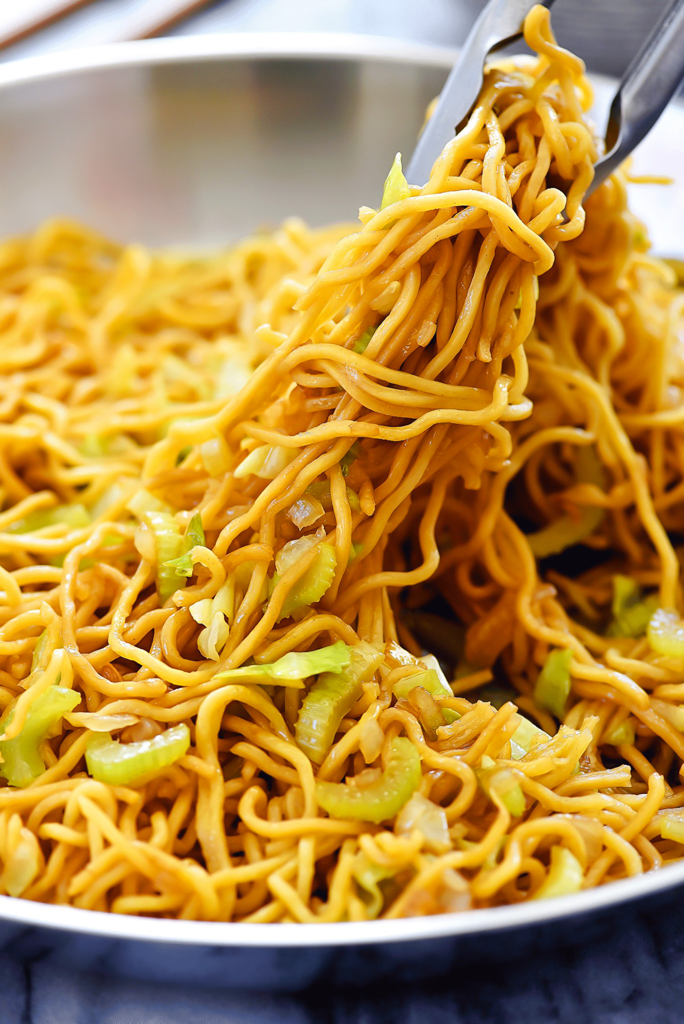 A delicious and easy Chow Mein recipe you can make right at home! You don't need takeout with a classic chow mein recipe like this!