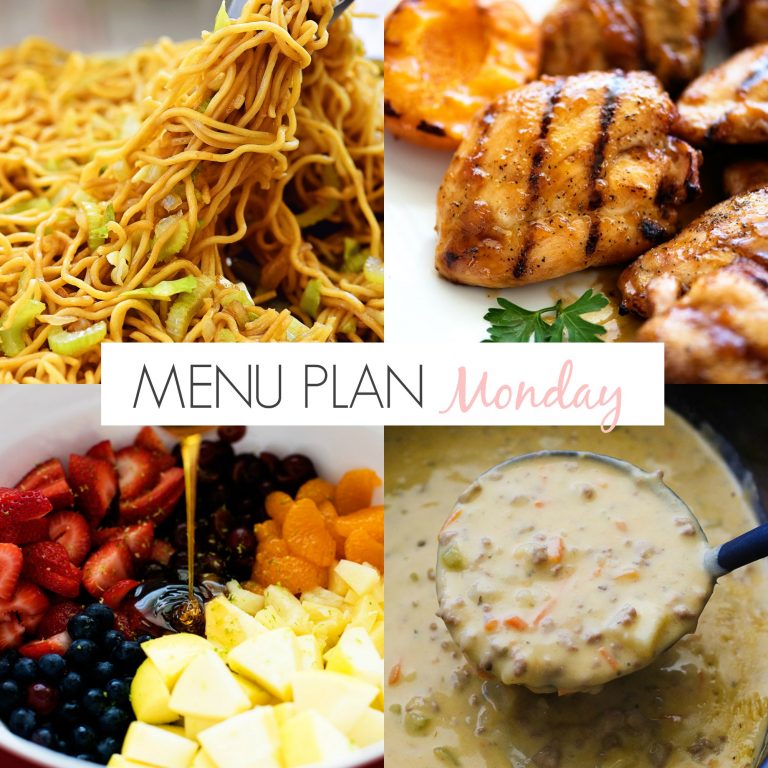 Menu Plan Monday #188
