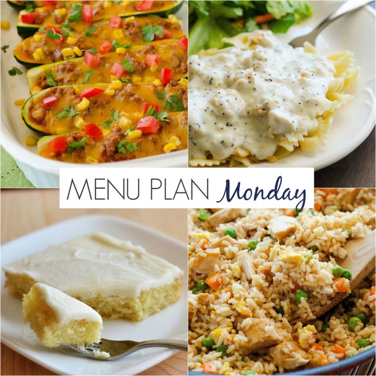 Menu Plan Monday #199
