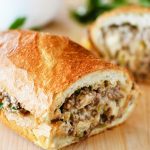 Stuffed french bread is full of a cheesy and flavorful ground beef mixture stuffed inside French Bread. Life-in-the-Lofthouse.com