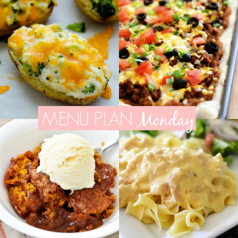 menu plan Monday