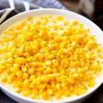 Creamed Corn cooked in the Slow Cooker. Life-in-the-Lofthouse.com