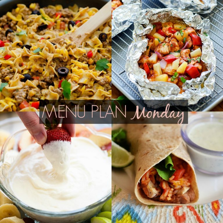 menu plan Monday 224