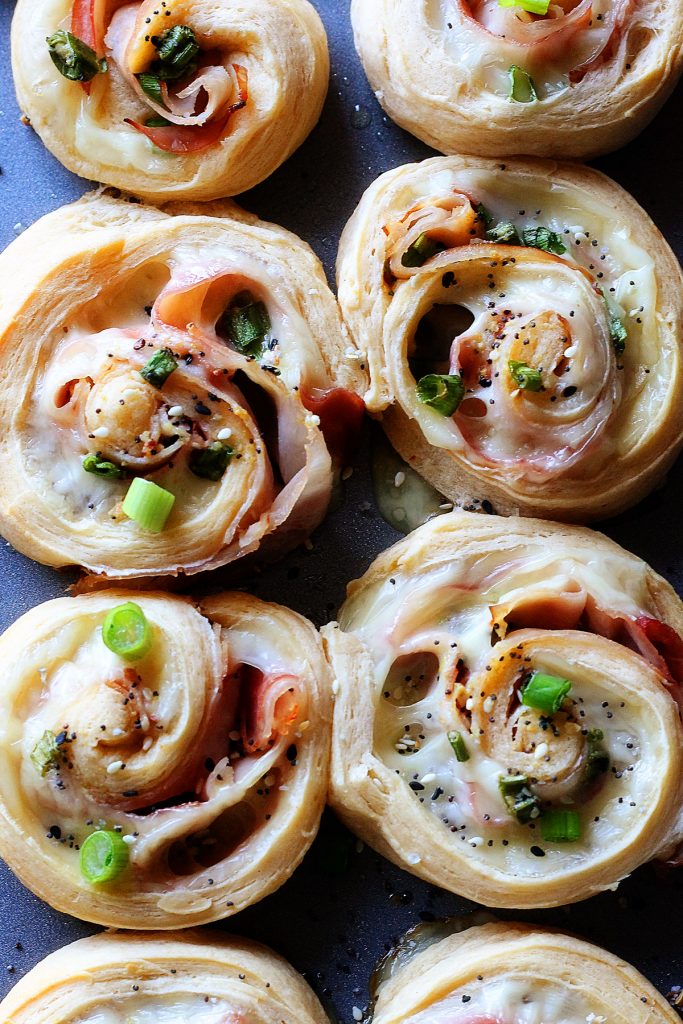 These roll ups are filled with ham and cheese and melted buttery dijon mustard. Life-in-the-Lofthouse.com