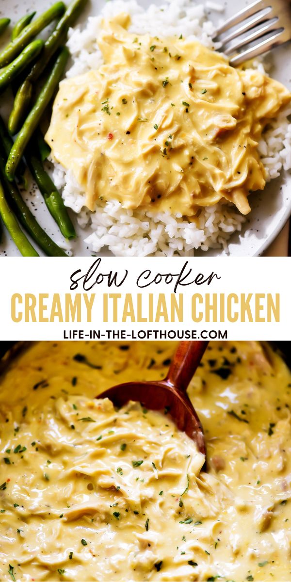 Crock Pot Creamy Italian Chicken